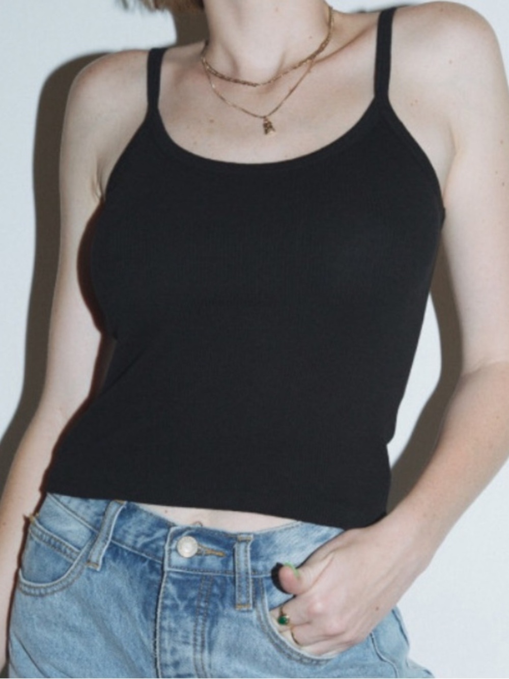 Black Brandy Melville Skylar Tank - Old Style